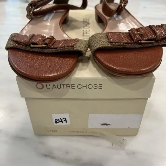 New in Box L'Autre Chose Sandal with ankle strap size 3.9/9.5 - Picture 5 of 7